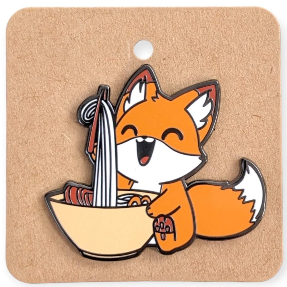 Pho Fox Enamel Pin